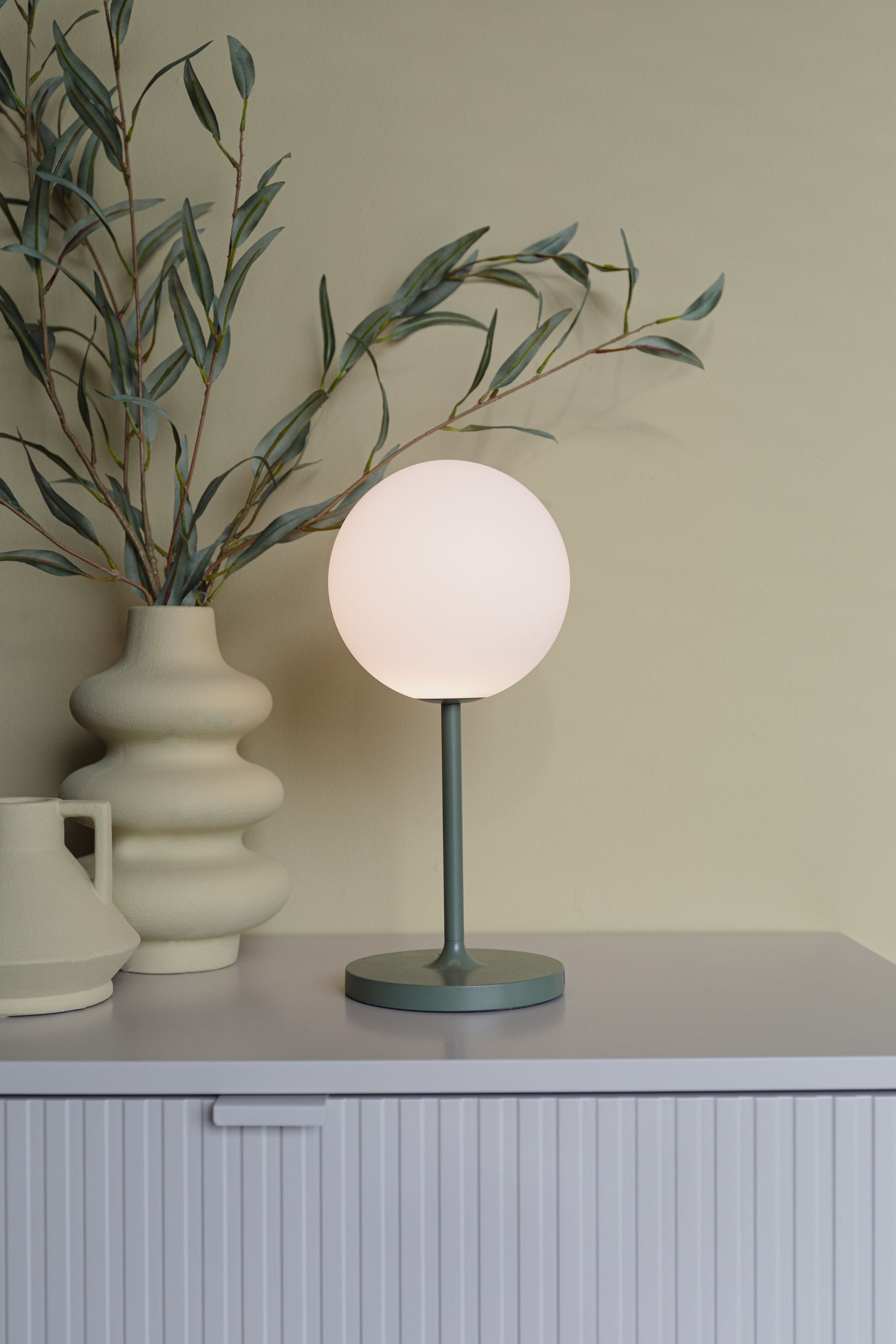 Hub Green Orb Table Lamp
